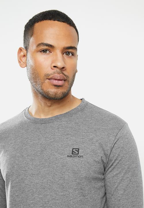 Salomon - Minimal long sleeve tee - charcoal 