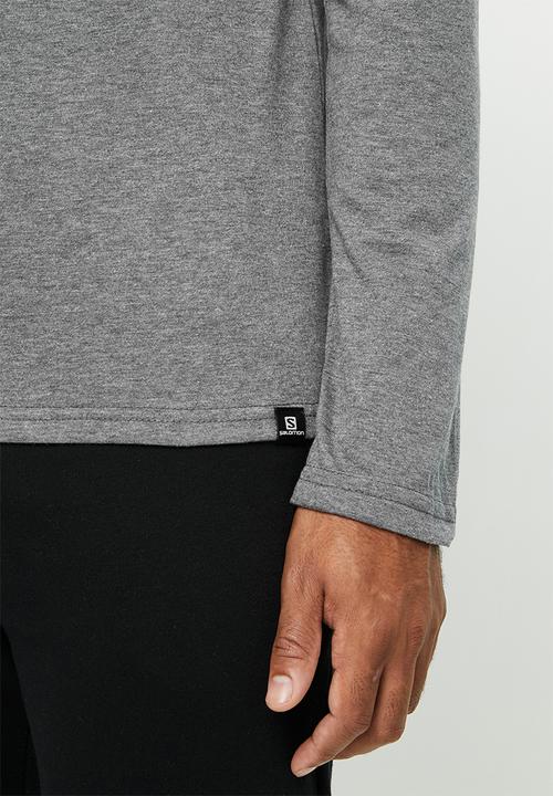 Salomon - Minimal long sleeve tee - charcoal 