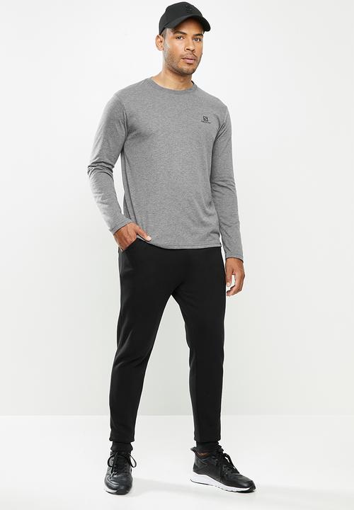Salomon - Minimal long sleeve tee - charcoal 
