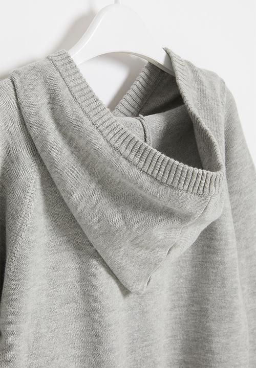 Pop Candy - Boys Hooded Sweater - grey