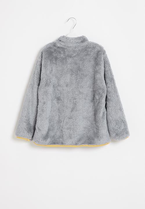 Pop Candy - Fuzzy jacket - grey mel