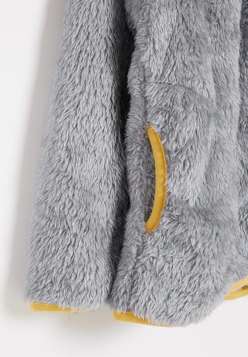 Pop Candy - Fuzzy jacket - grey mel