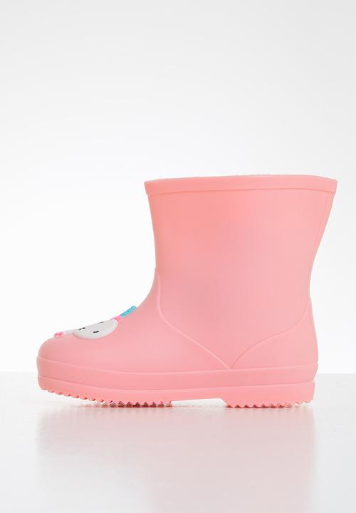 Pop Candy - Girls rainbow rainboots - light pink