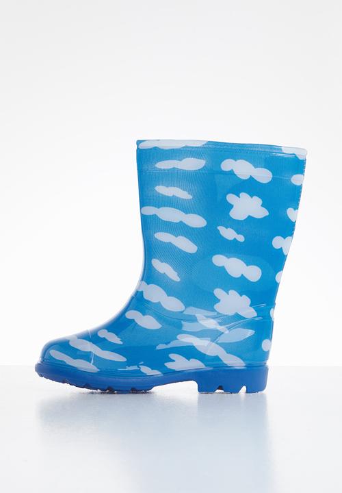 Pop Candy - Boys printed rainboots - blue