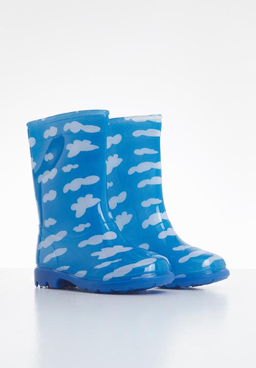 Pop Candy - Boys printed rainboots - blue