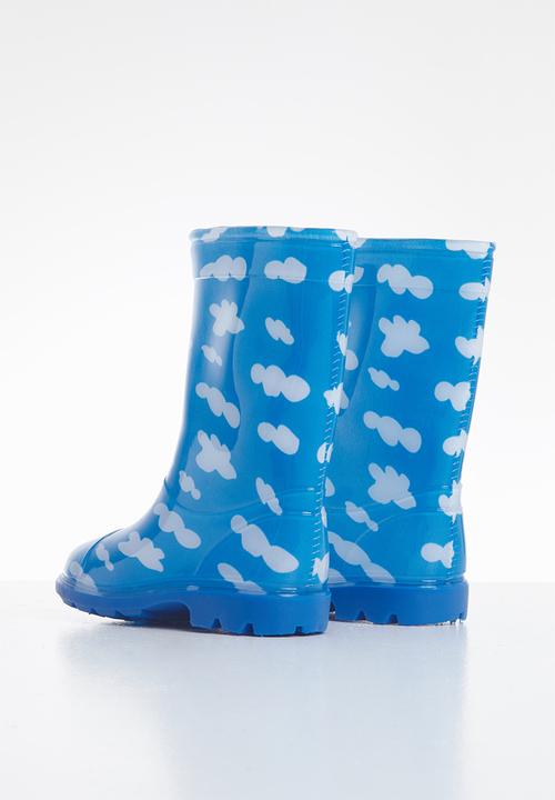 Pop Candy - Boys printed rainboots - blue