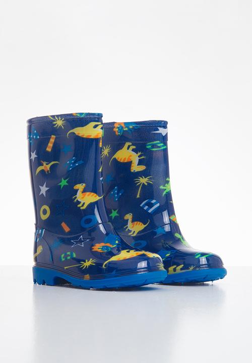 Pop Candy - Boys printed rainboots - navy
