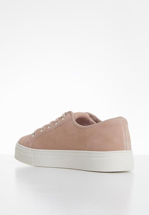 Superdry. - Womens flatform sleek trainer - pink