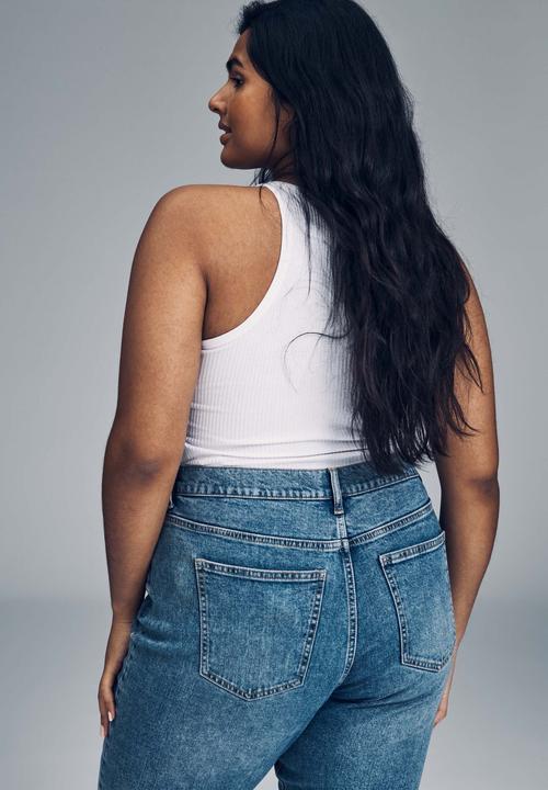 Cotton On - Curve original sienna fit jeans - blue