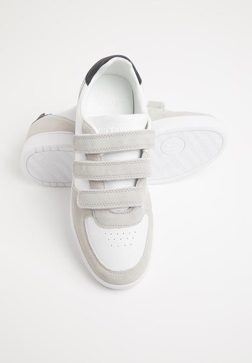 Superdry. - Edit velcro trainer - white
