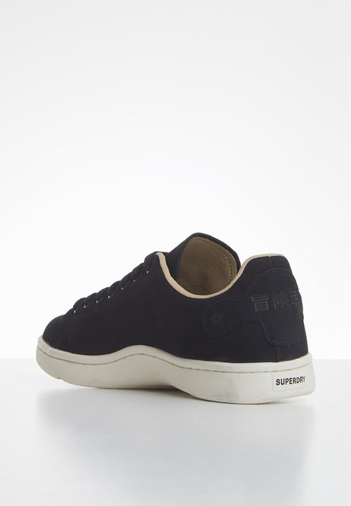 Superdry. - Premium vintage tennis trainer - black
