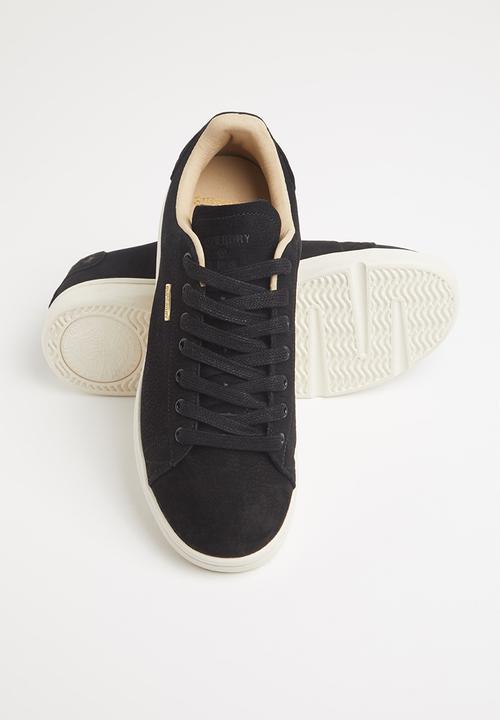Superdry. - Premium vintage tennis trainer - black