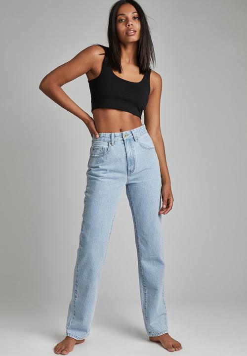 Cotton On - Long straight jean - light blue