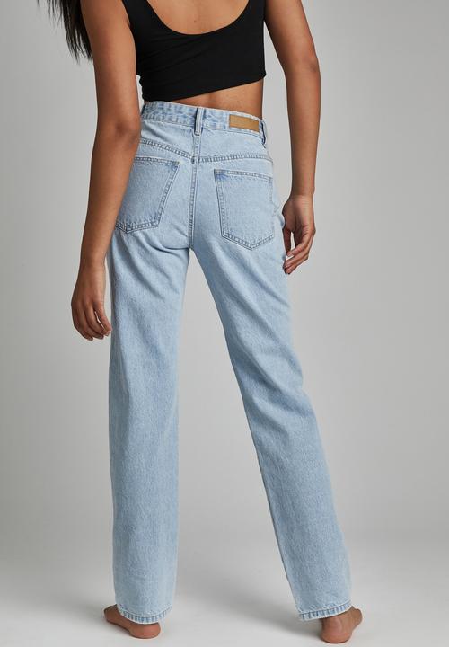Cotton On - Long straight jean - light blue