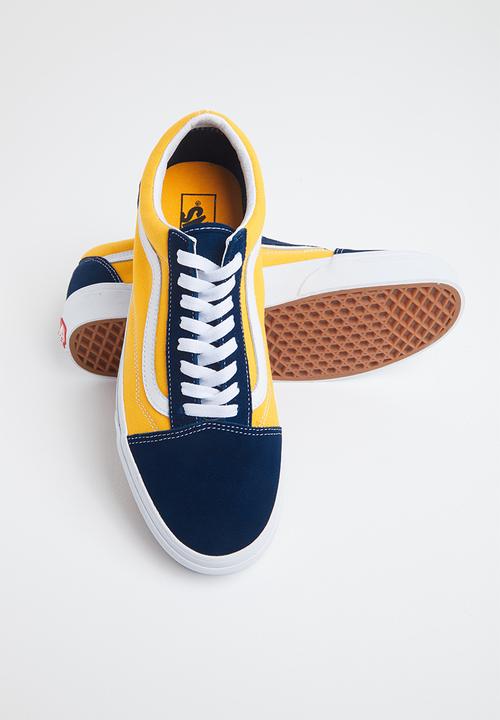 Vans - Ua old skool - (classic sport) dress blues/saffron