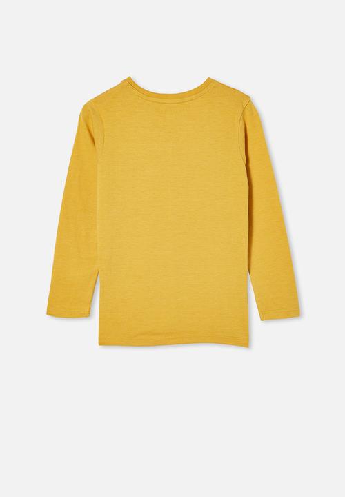 Cotton On - Penelope long sleeve tee - yellow