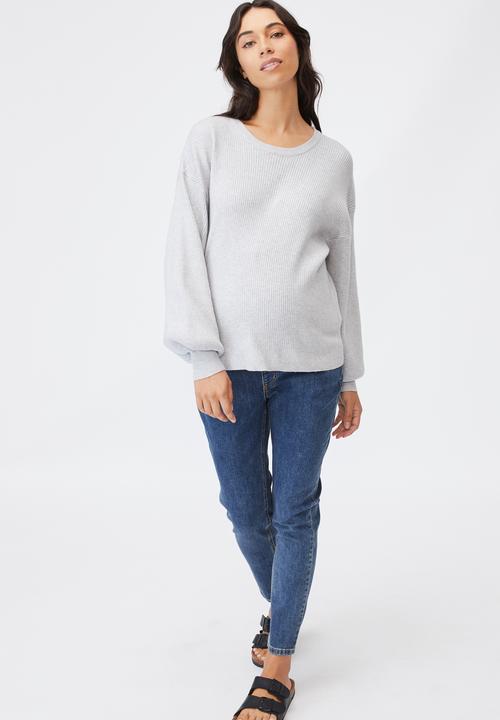 Cotton On - Maternity friendly ultimate pullover - grey 