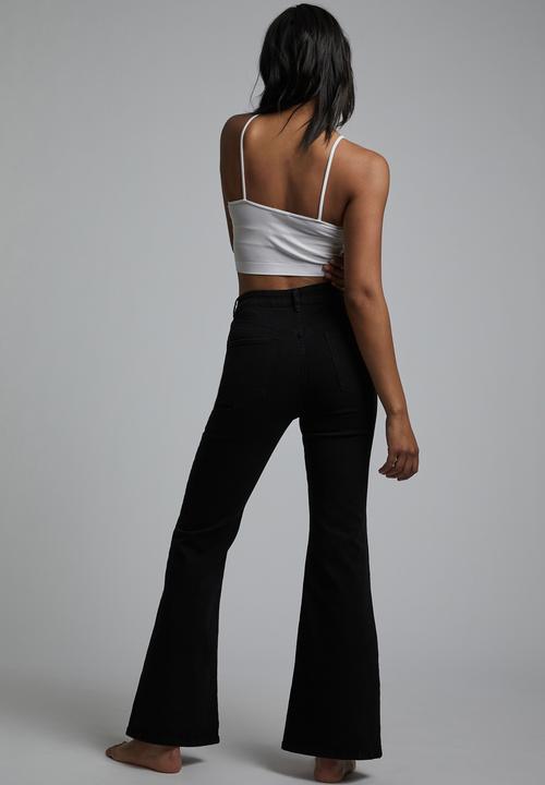 Cotton On - Original flare jean - black 