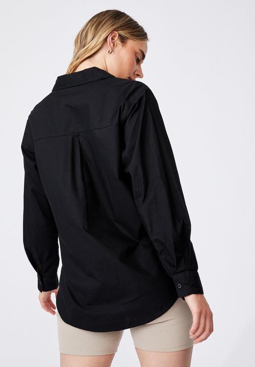 Cotton On - Preppy shirt - black