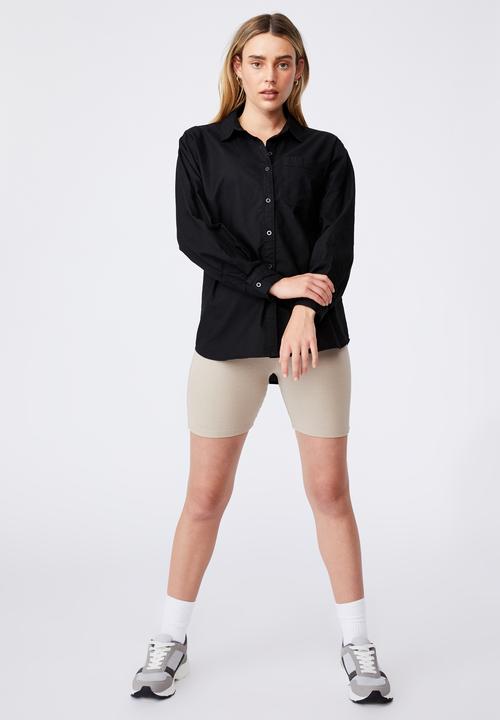 Cotton On - Preppy shirt - black