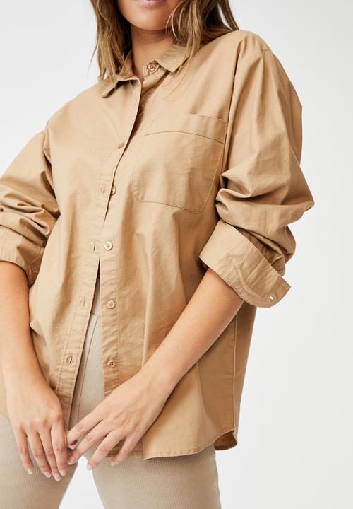 Cotton On - Preppy shirt - caramel brown