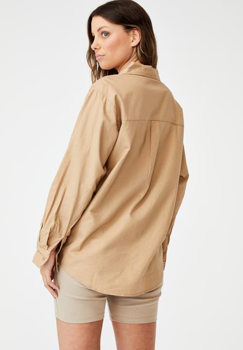Cotton On - Preppy shirt - caramel brown