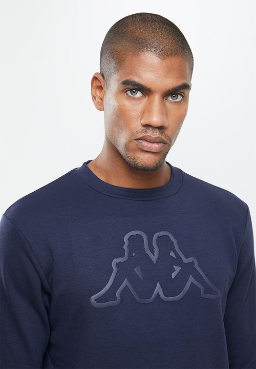 KAPPA - Logo crus sweat top - navy