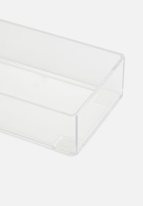 Storage Solutions - Make up organiser mix and match medium - clear