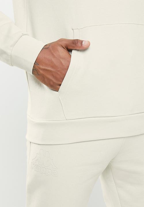KAPPA - Logo cavil hoodie - beige