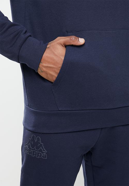 KAPPA - Logo cavil hoodie - navy