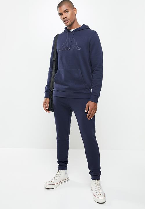 KAPPA - Logo cavil hoodie - navy