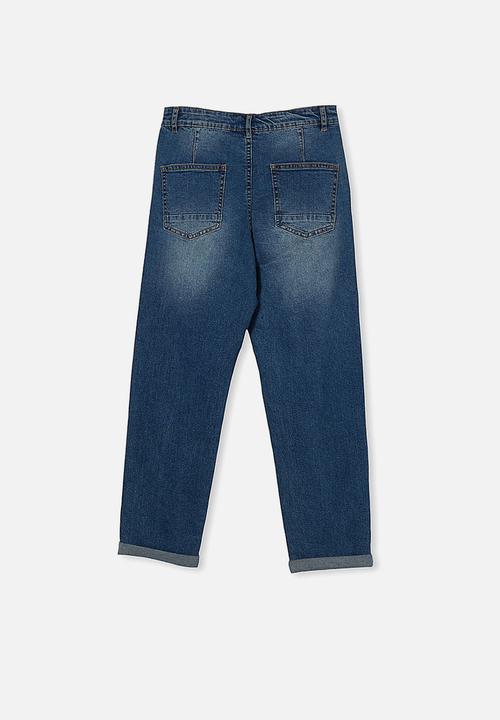 Free by Cotton On - Boys street jean - infinity mid blue wash
