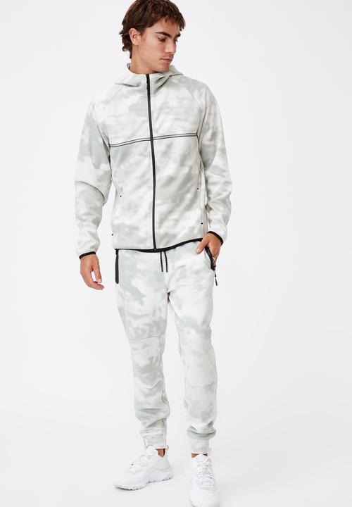 Cotton On - Active tech zip thru hood - steel grey