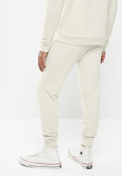 KAPPA - Logo crash pants - beige 