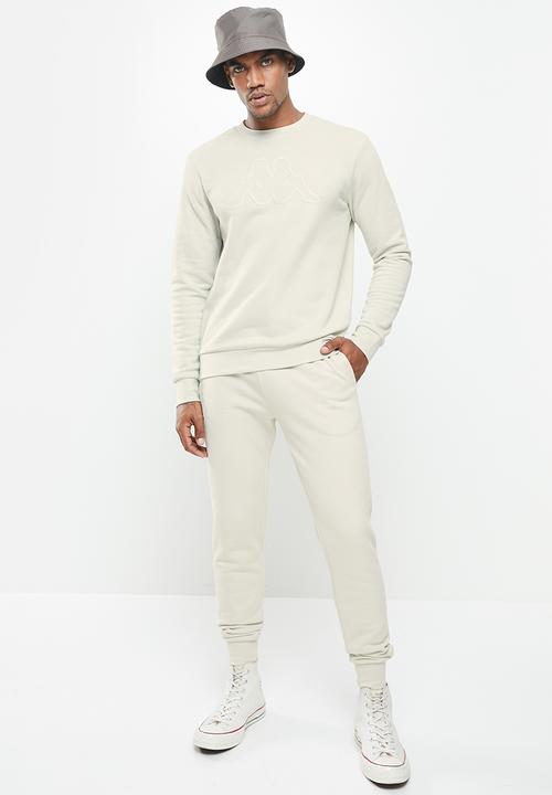 KAPPA - Logo crash pants - beige 