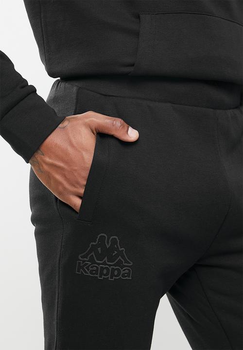 KAPPA - Logo crash pants - black