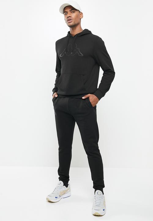 KAPPA - Logo crash pants - black