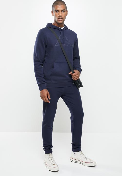 KAPPA - Logo crash pants - navy