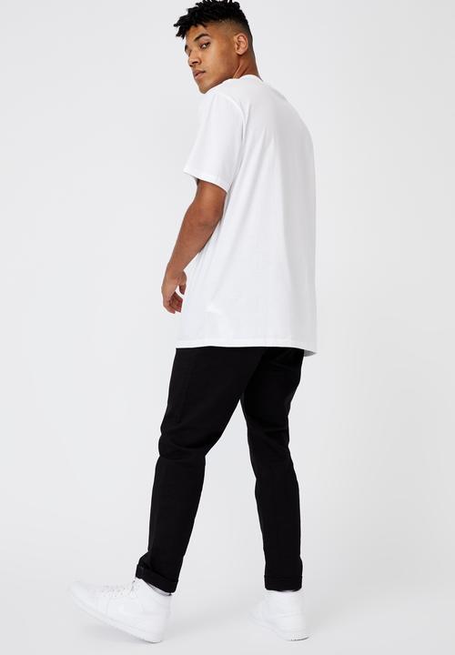 Factorie - Slim straight chino - black