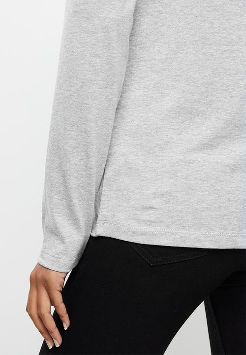 POLO - Talia long sleeve nailhead logo T-shirt - grey 