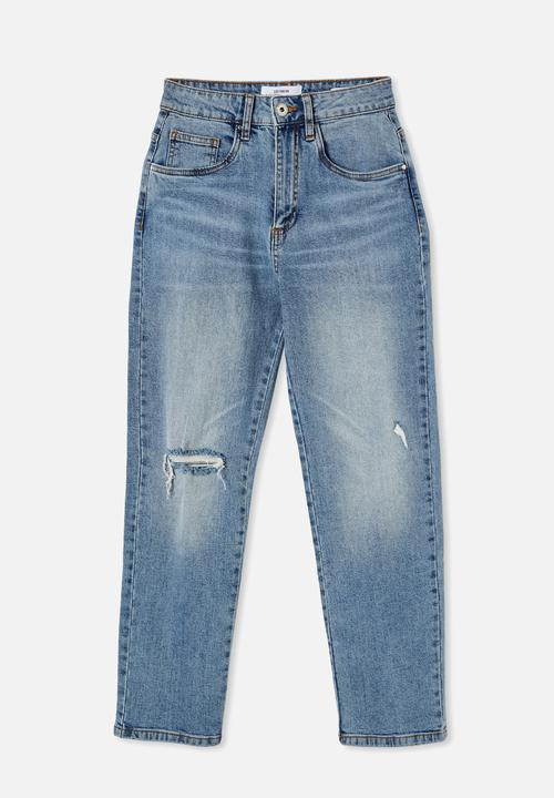 Cotton On - Straight stretch jean - blue 