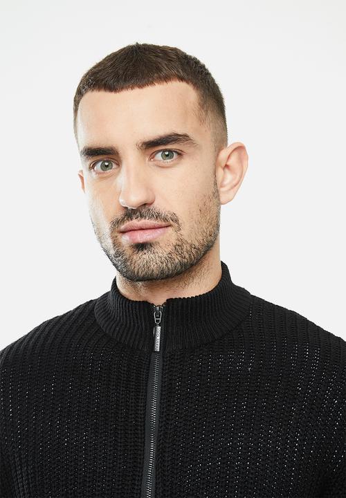 Brave Soul - Braith knitwear - black