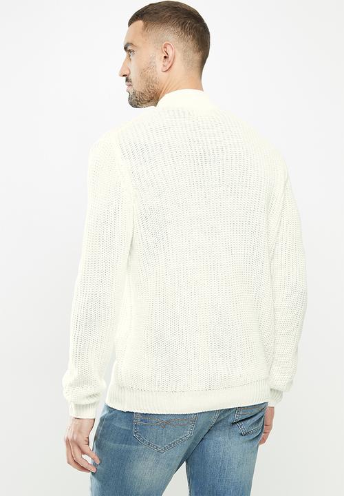Brave Soul - Braith knitwear - cream