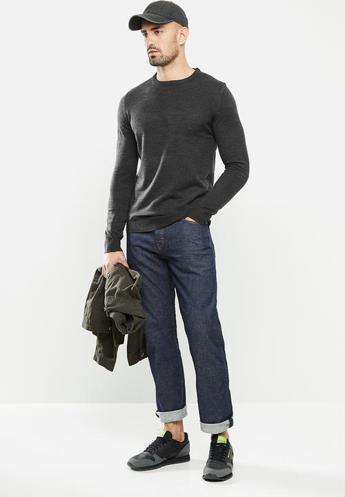 Brave Soul - Parsec knitwear - grey
