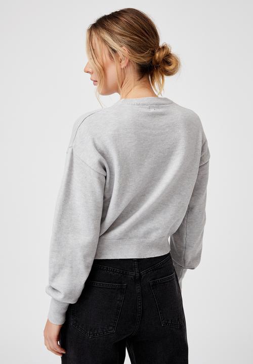 Cotton On - Ultimate crew pullover - washed grey