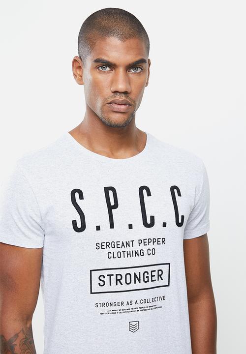 S.P.C.C - Kyro straight hem tee - grey