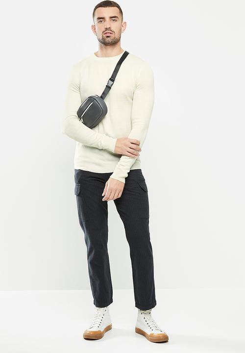 Brave Soul - 279parsecv knitwear - cream 