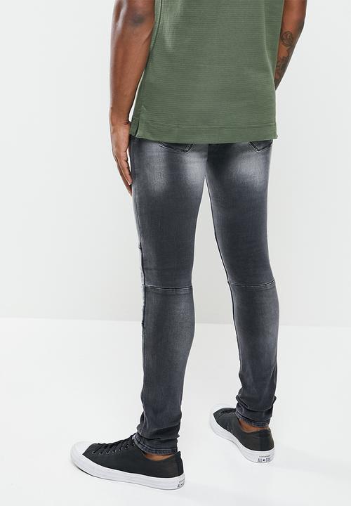 S.P.C.C - Dark matter super skinny jeans - black