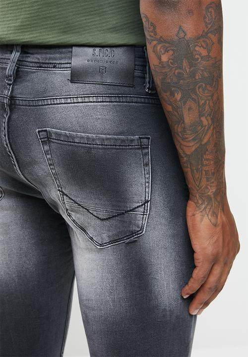 S.P.C.C - Dark matter super skinny jeans - black