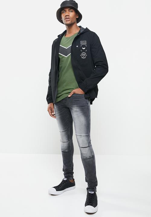 S.P.C.C - Dark matter super skinny jeans - black